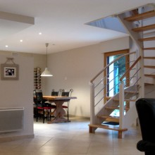 escalier après