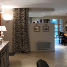 vue sur salle à manger et cuisine après